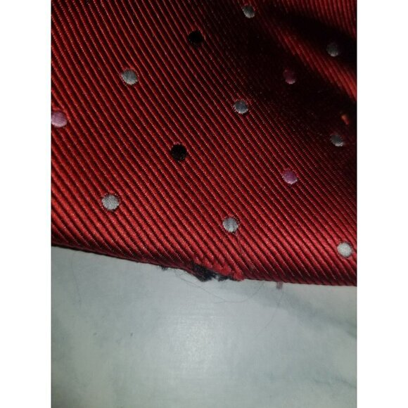 Paul Smith London Red Polkadot Tie - Picture 7 of 12